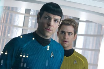 Chris Pine and Zachary Quinto, "Star Trek Into Darkness"