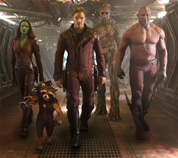 The team in "Guardians of the Galaxy"