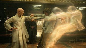 Tilda Swinton and Benedict Cumberbatch in "Doctor Strange"