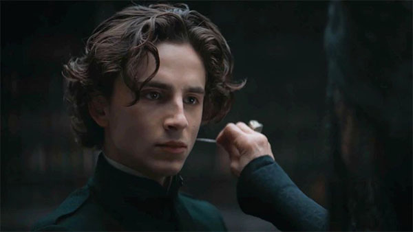 "They tried and failed?" "Tried and died." Timothée Chalamet undergoes the gom jabbar test in Dune.