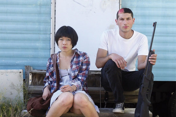 Atsuko Okatsuka and Cory Zacharia in "Pearblossom Highway"
