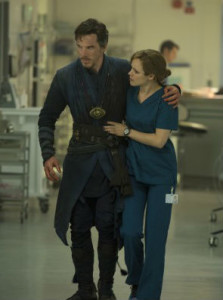 Benedict Cumberbatch and Rachel McAdams in "Doctor Strange"