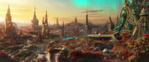 Ego's Planet in "Guardians of the Galaxy Vol. 2"