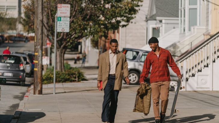 Jonathan Majors and Jimmie Fells in "The Last Black Man in San Francisco"